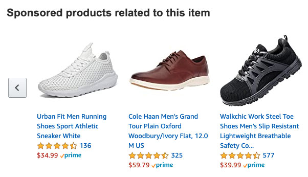 sponsored products related to shoes