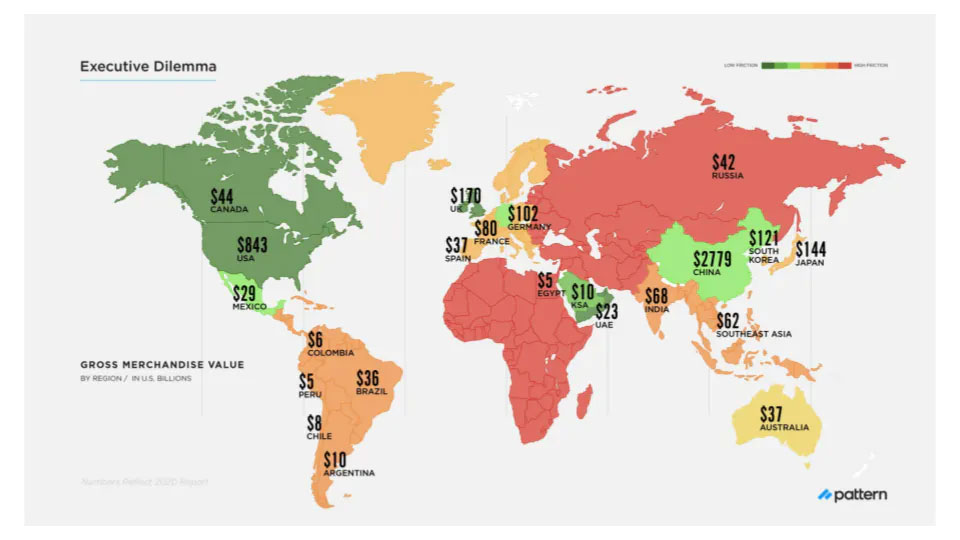 executive dilemma world map